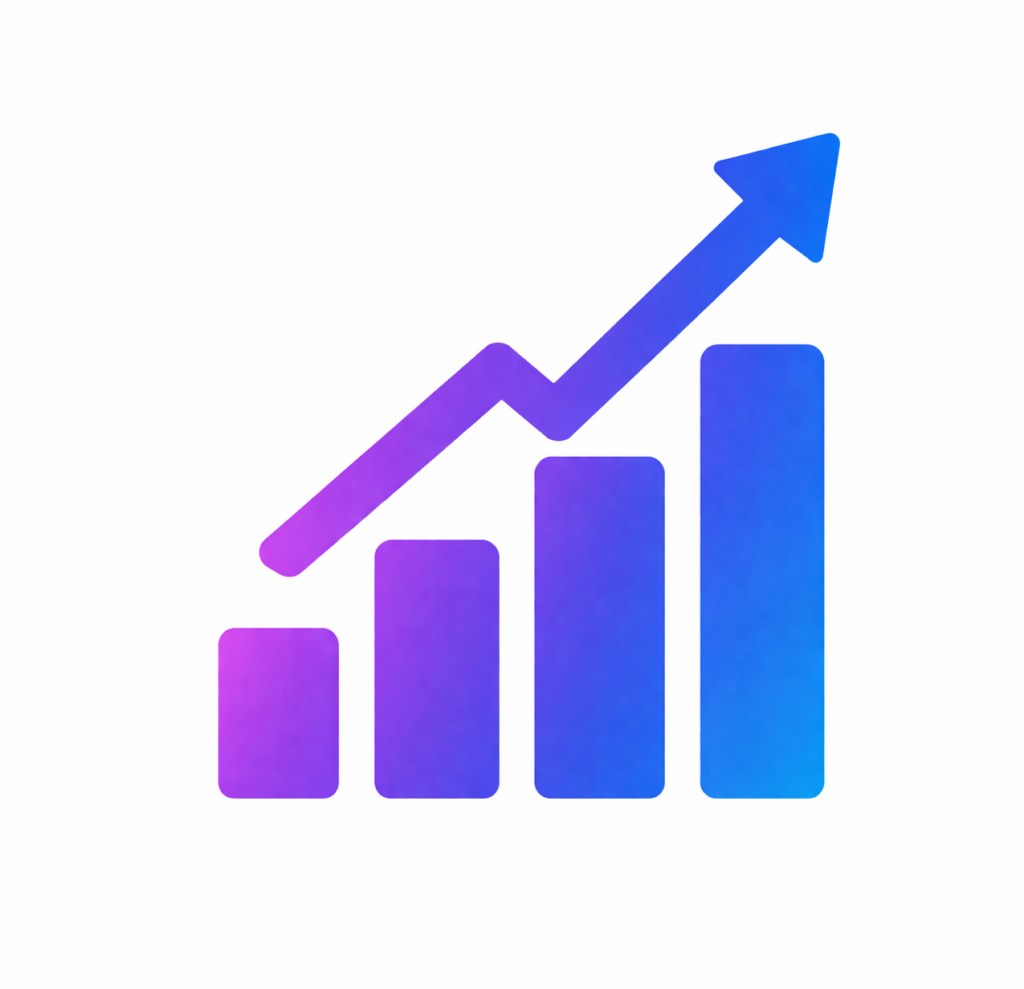 Ikon der viser vækst og flere kunder online
